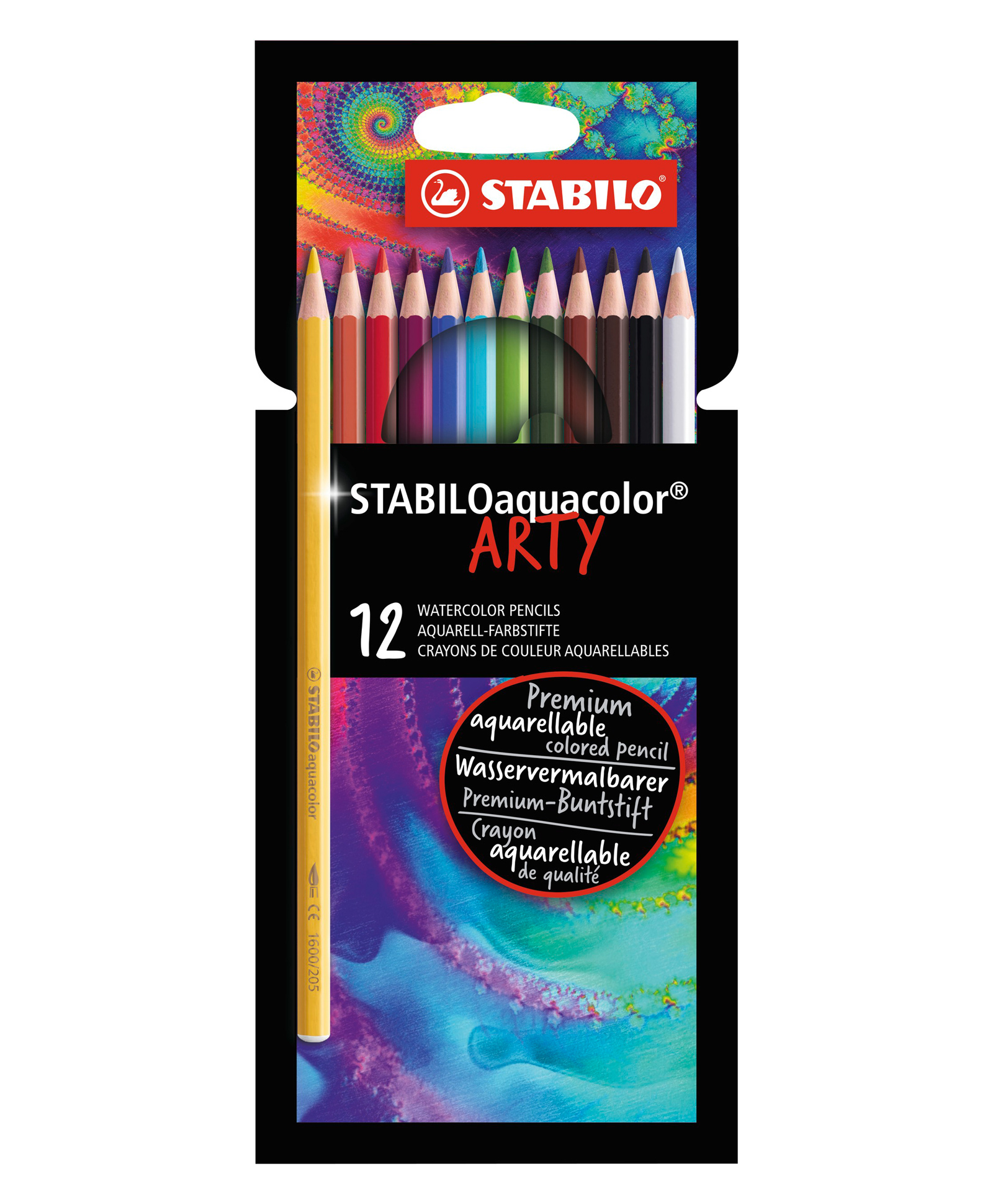 STABILOaquacolor Wallet of 36 Assorted Colours Colouring Pencil 