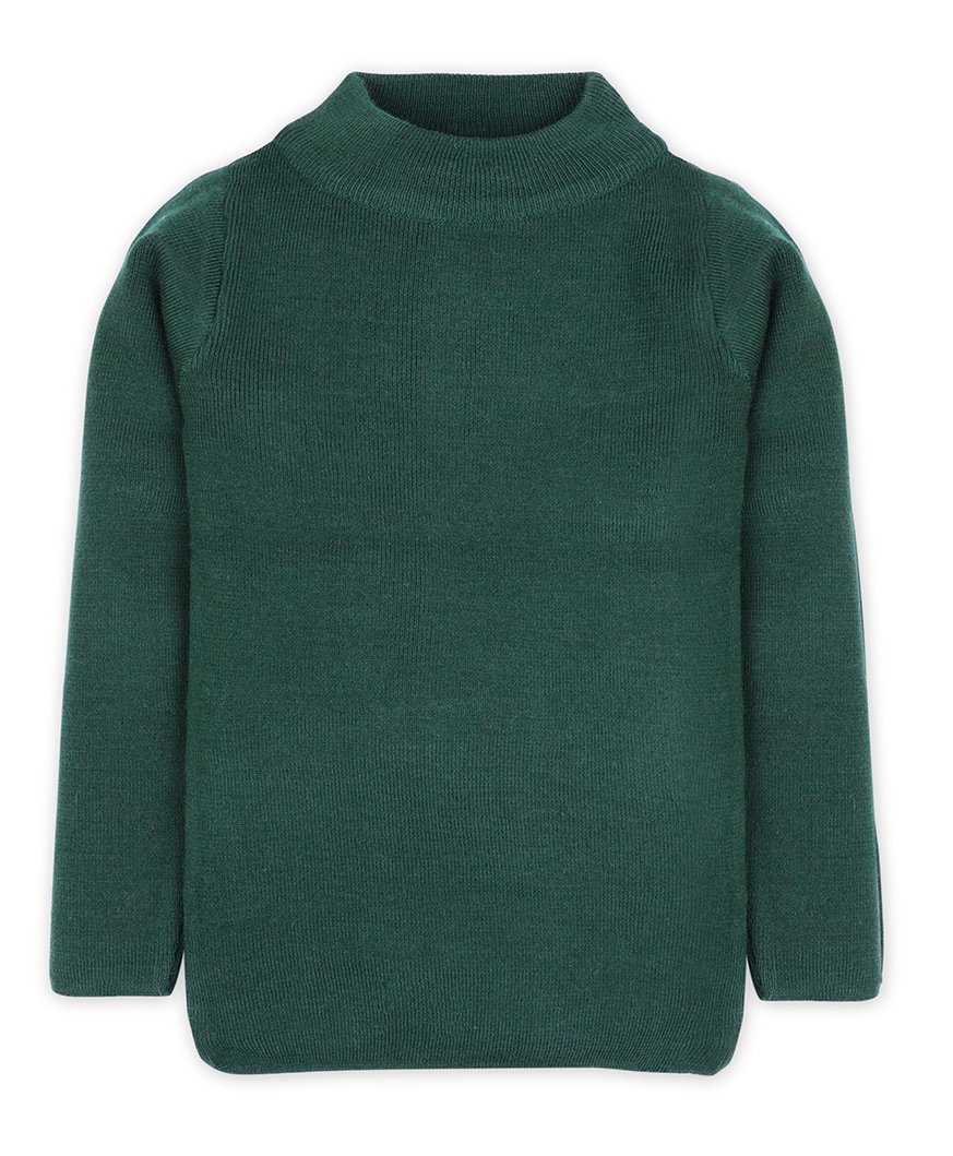 RVK Full Sleeves Solid Colour Sweater - Green-picture-31