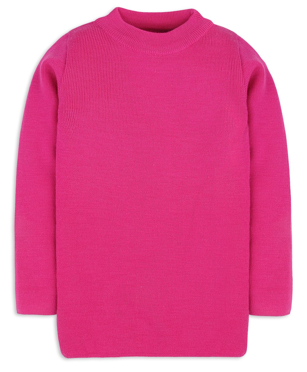 RVK Full Sleeves Solid Colour Sweater - Pink-picture-38