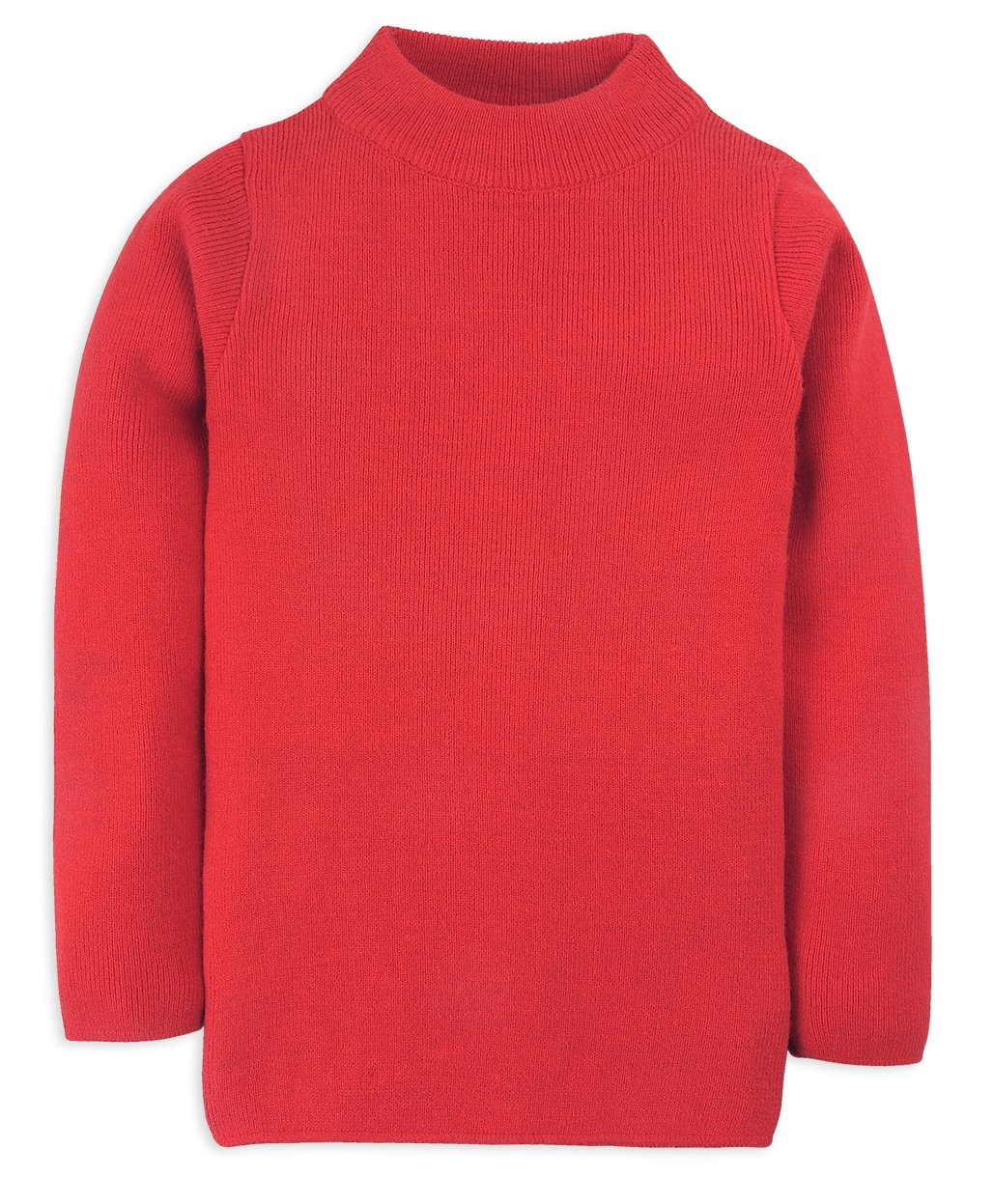 RVK Full Sleeves Solid Colour Sweater - Red-picture-36