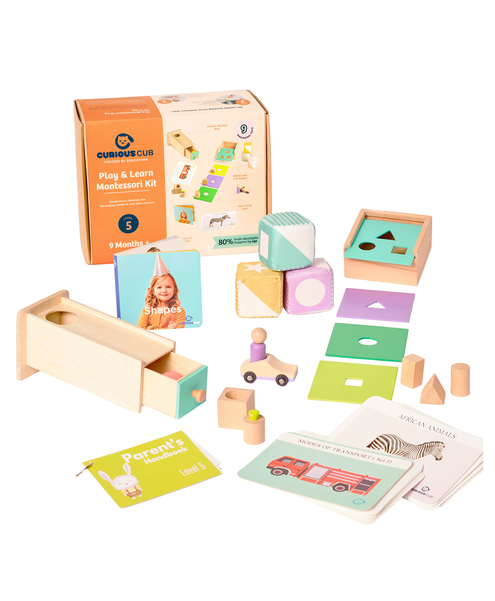 Curious Cub Montessori Learning Wooden Toys Box 5 (9pcs)-picture-20