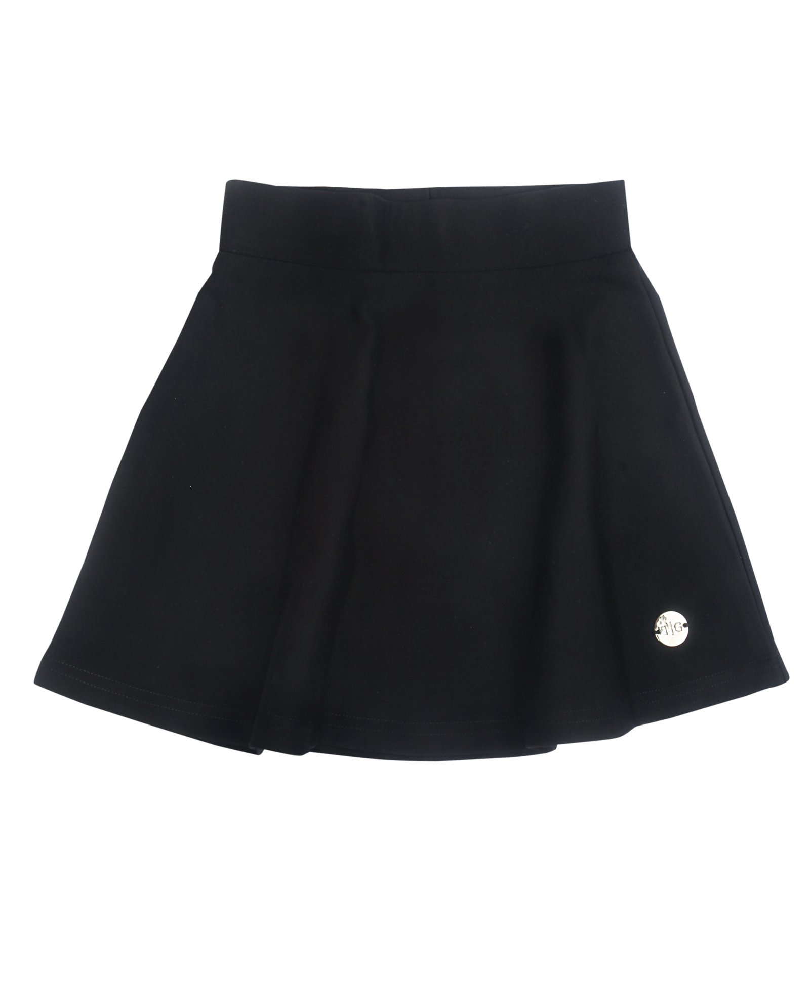 Tiny Girl Solid Skirt - Black-picture-29