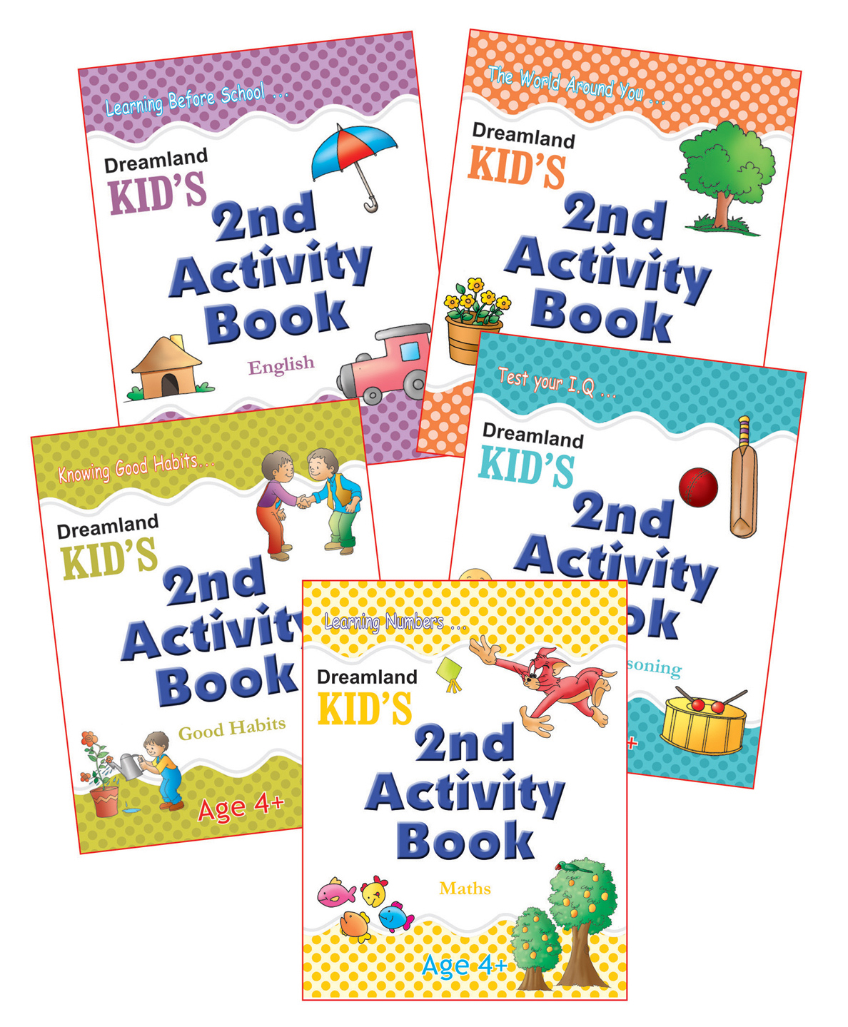 Dreamland Publications 2nd Activity Book Pack of 5 - English-image-11