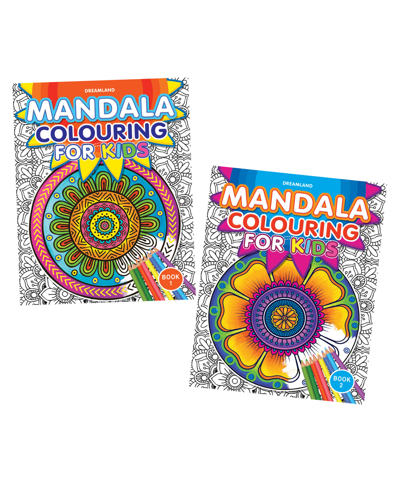 Mandala Colouring Books Set of 2 - English-image-43
