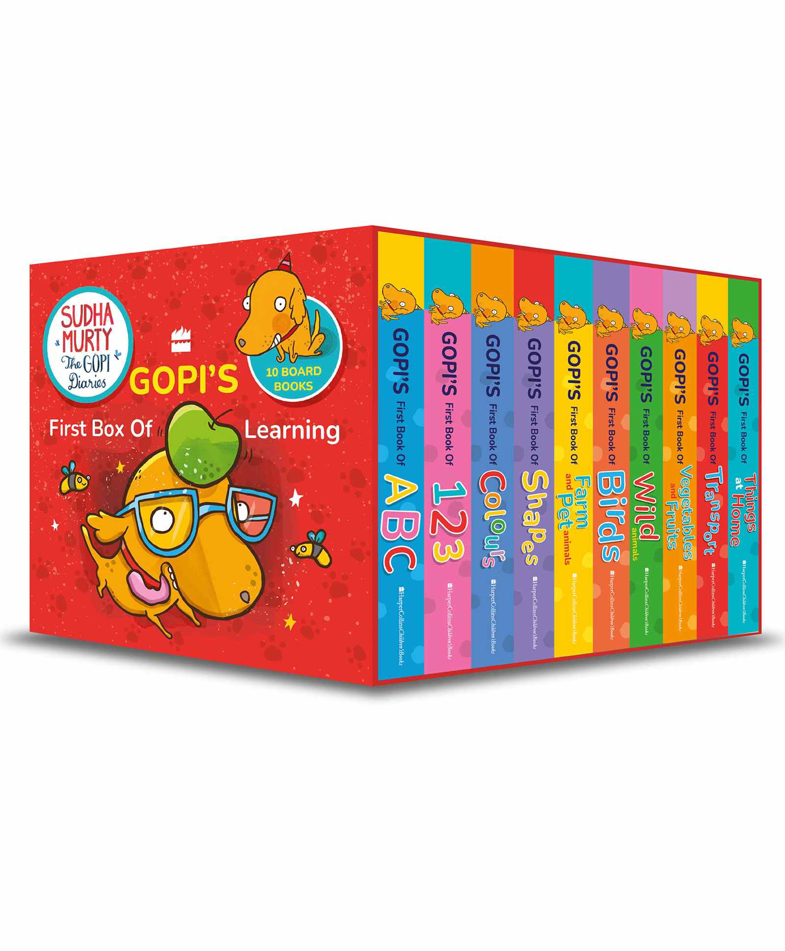 Harper Collins Gopi's First Box of Learning Set of 10 - English-image-29