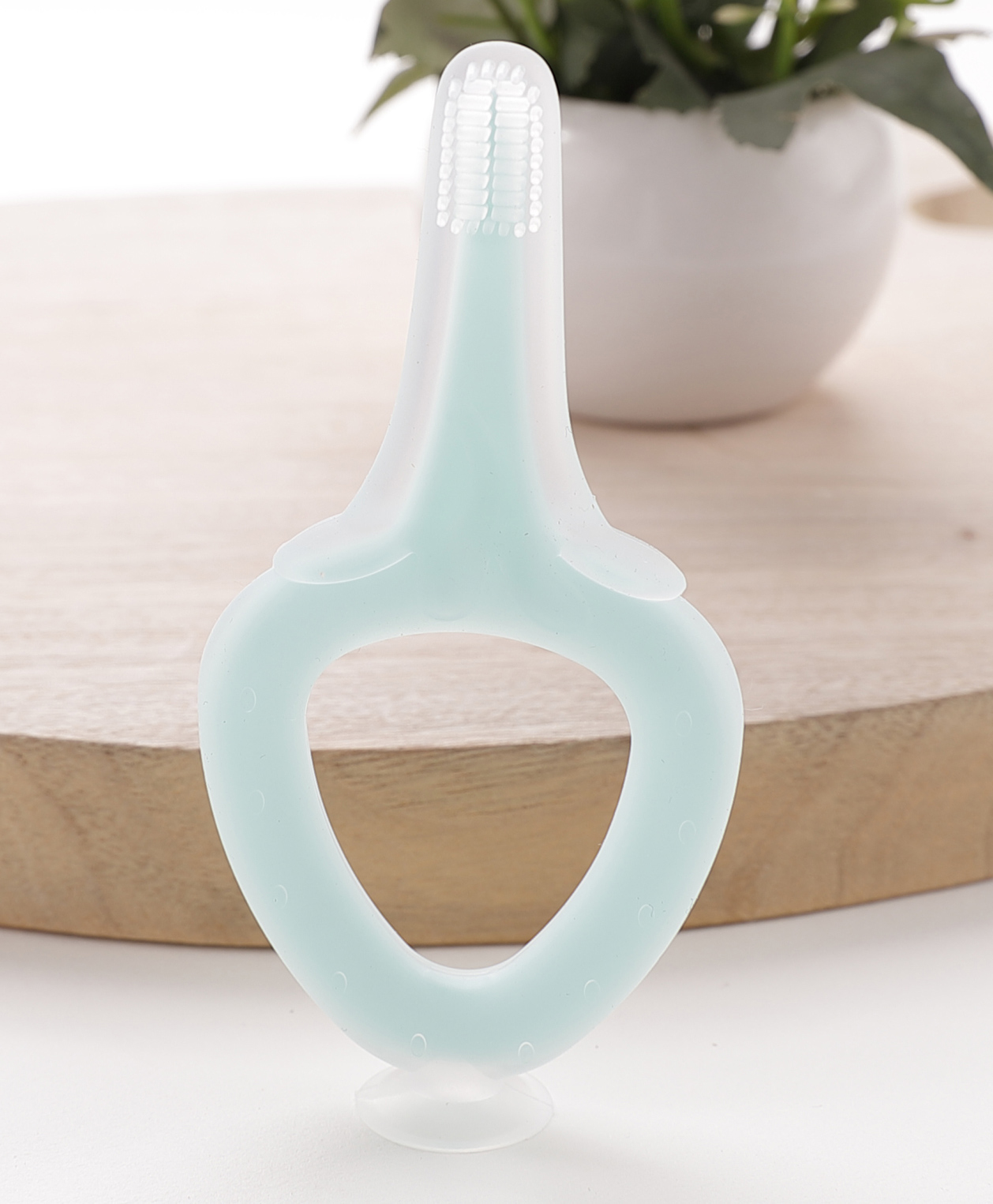 Silicone Training Tooth Brush- Green-image-8