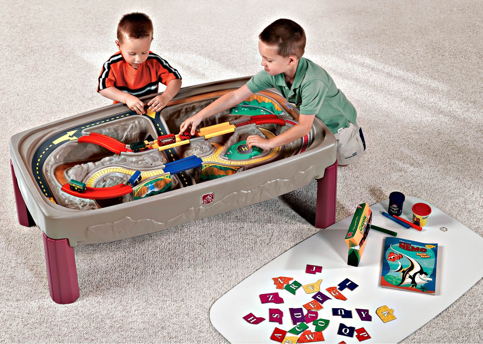 Step2 Deluxe Canyon Road Train & Track Table - Multicolour-image-23
