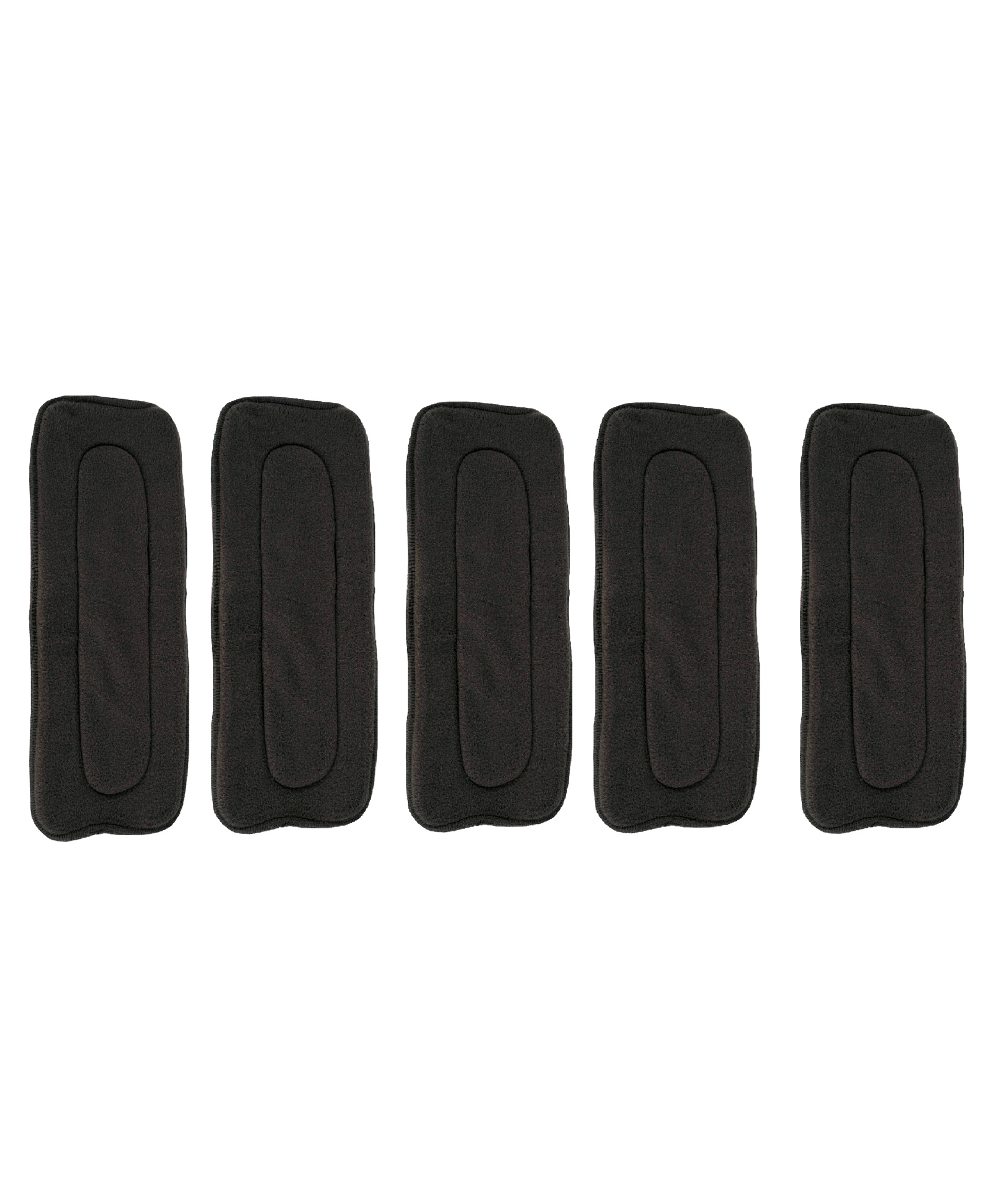 Adore 4 Layered Charcoal Baby Diaper Insert Pack of 5 - Black-image-22