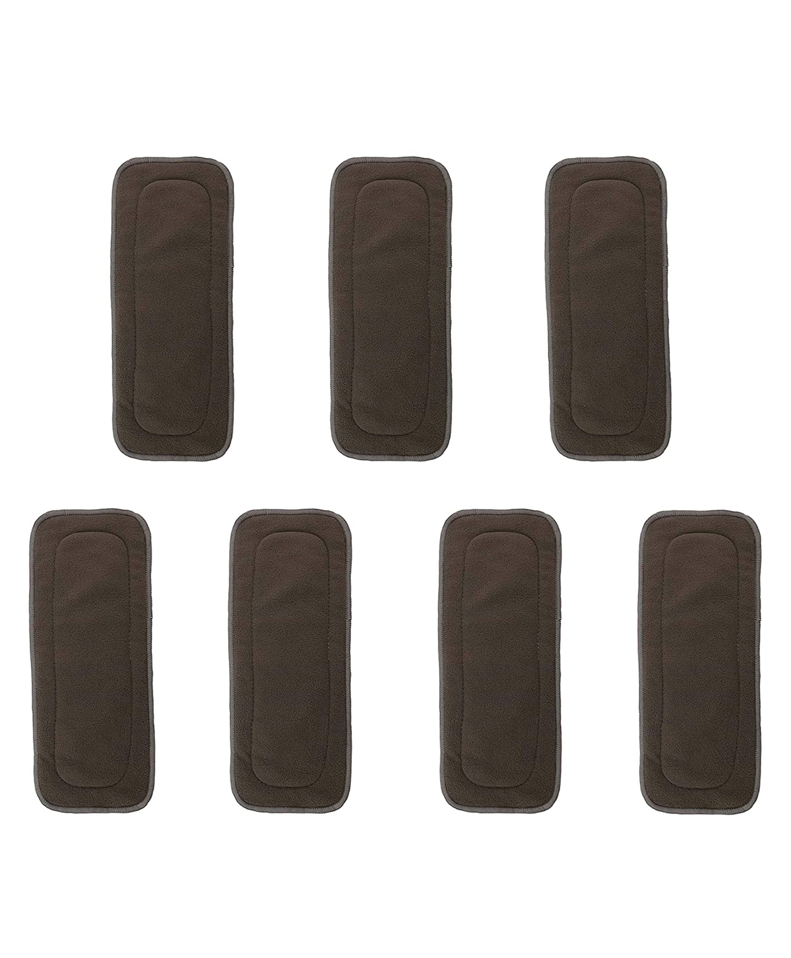 Adore 4 Layered Charcoal Baby Diaper Insert Pack of 7 - Black-image-23