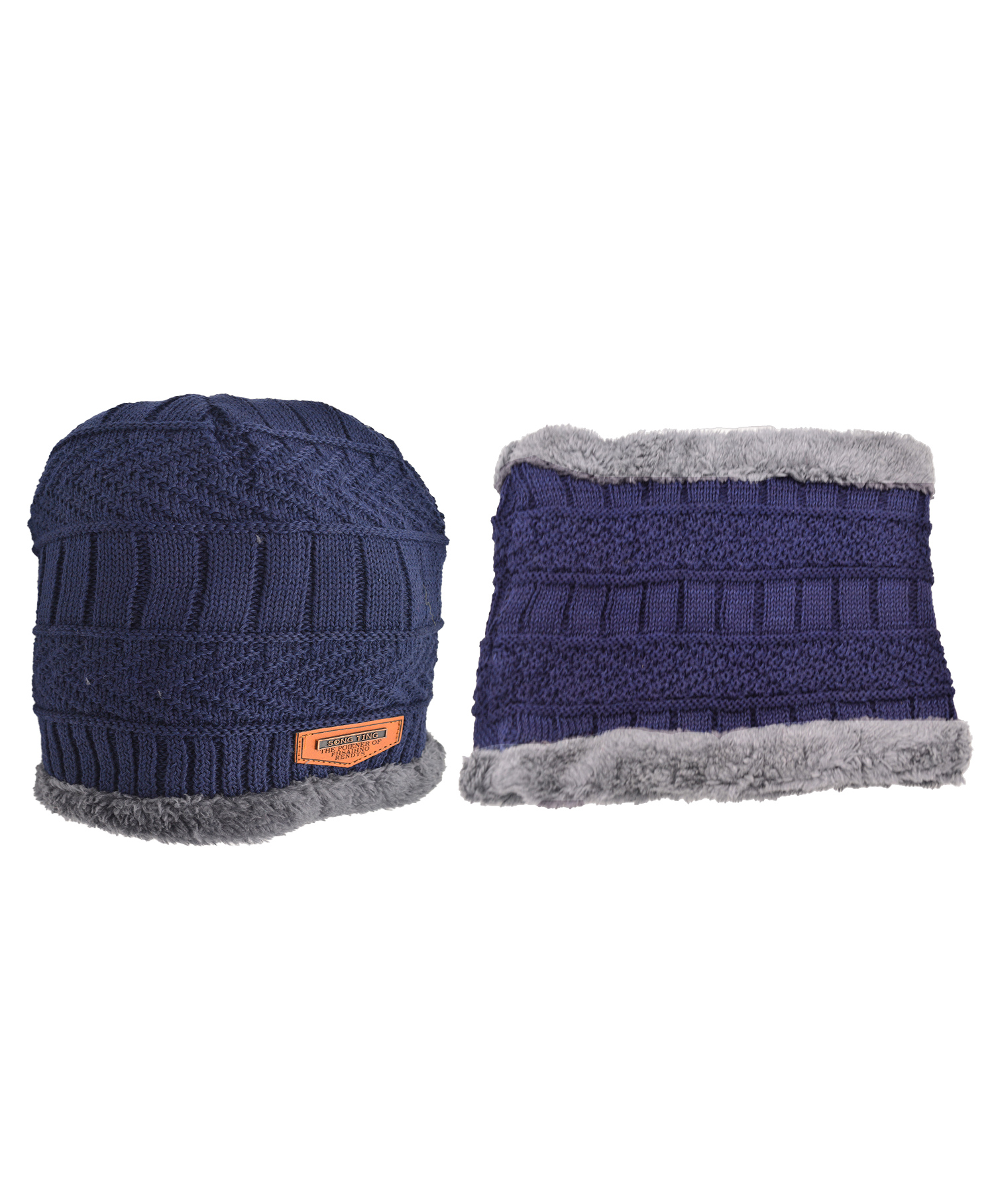 SYGA Hat & Scarf Beanie Hat Skiing Hat Free Size Black -  Circumference 70 cm-picture-22