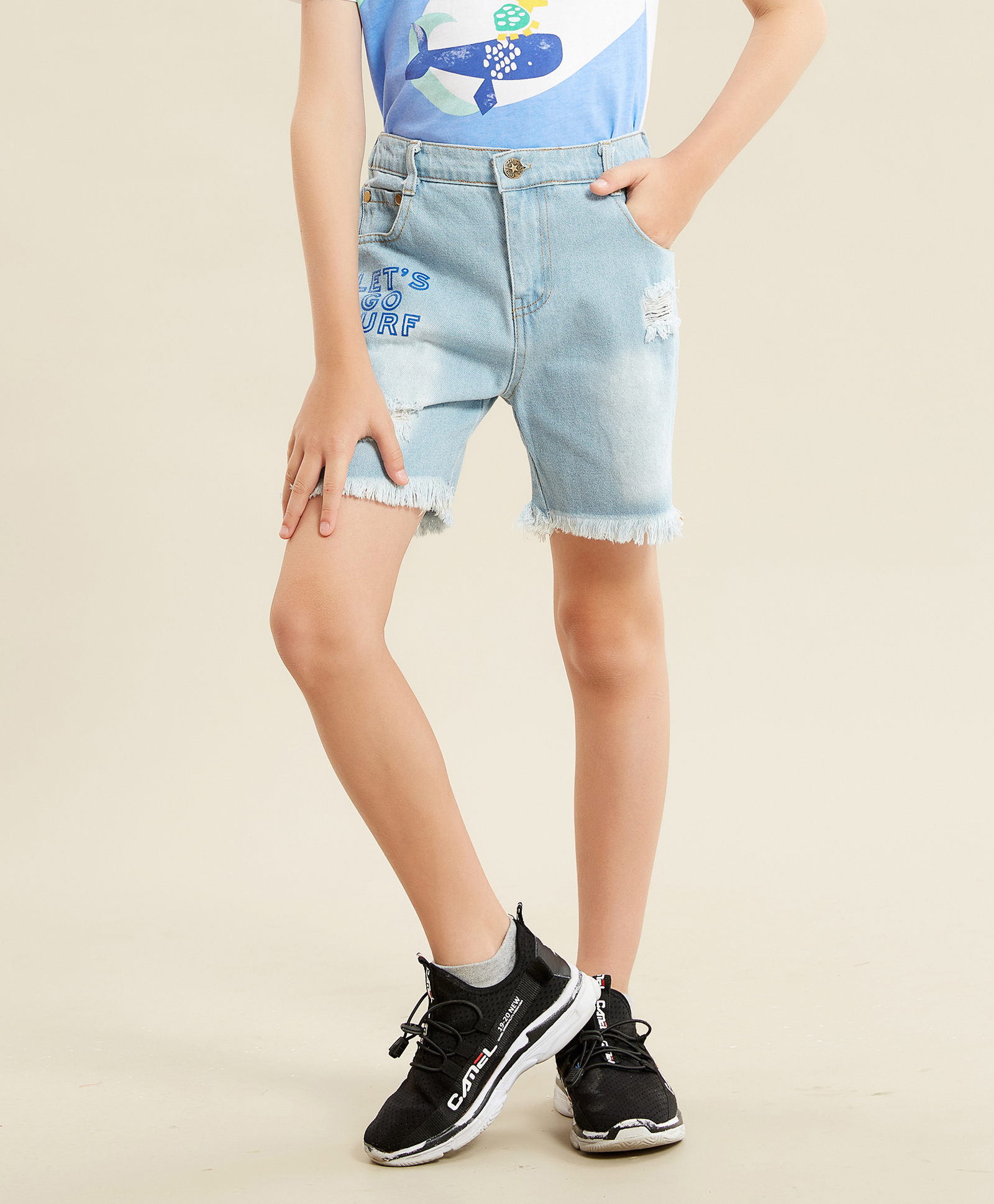 Kookie Kids Shorts - Blue-picture-38