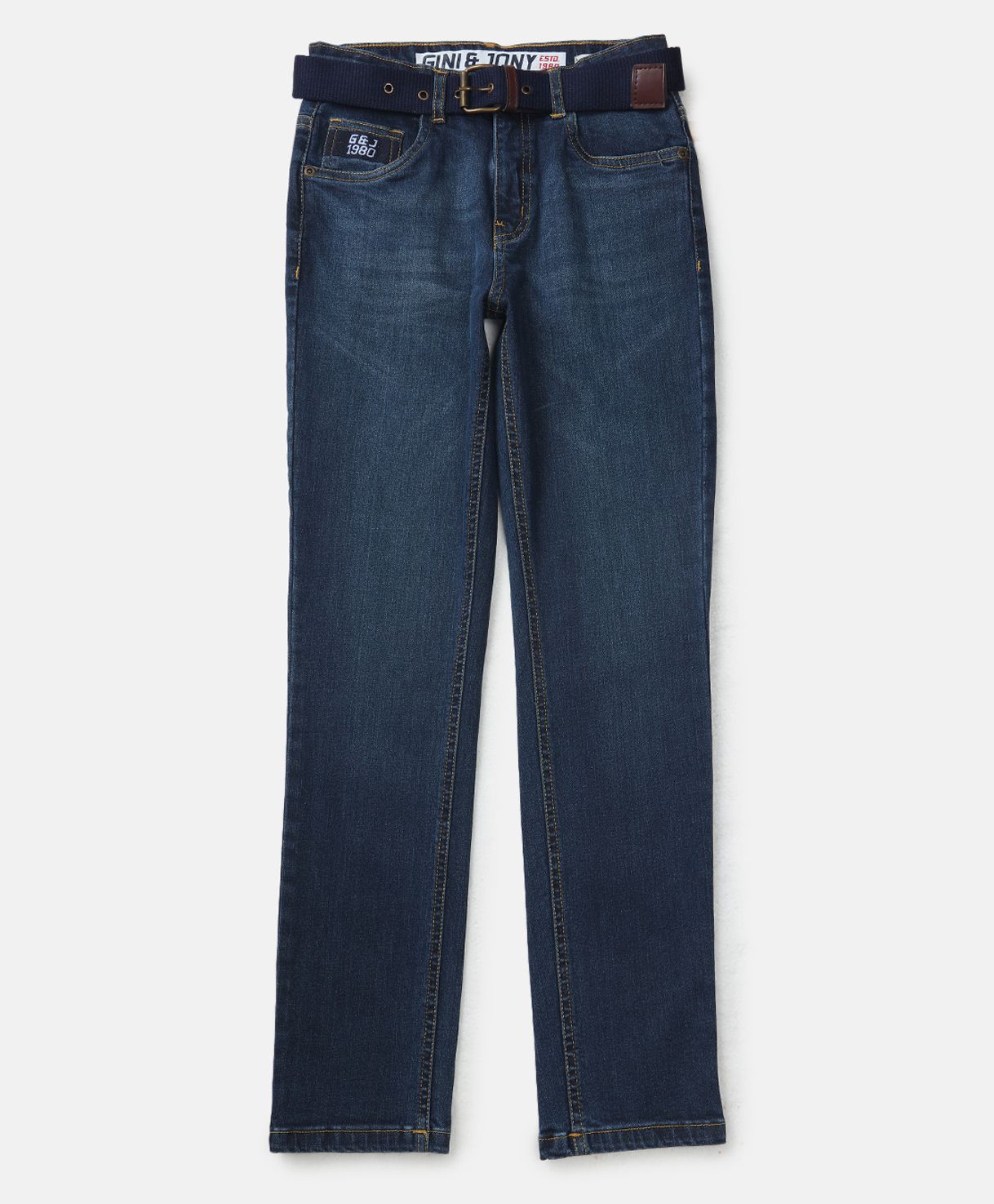GINI & JONY Full Length Jeans - Blue-picture-10