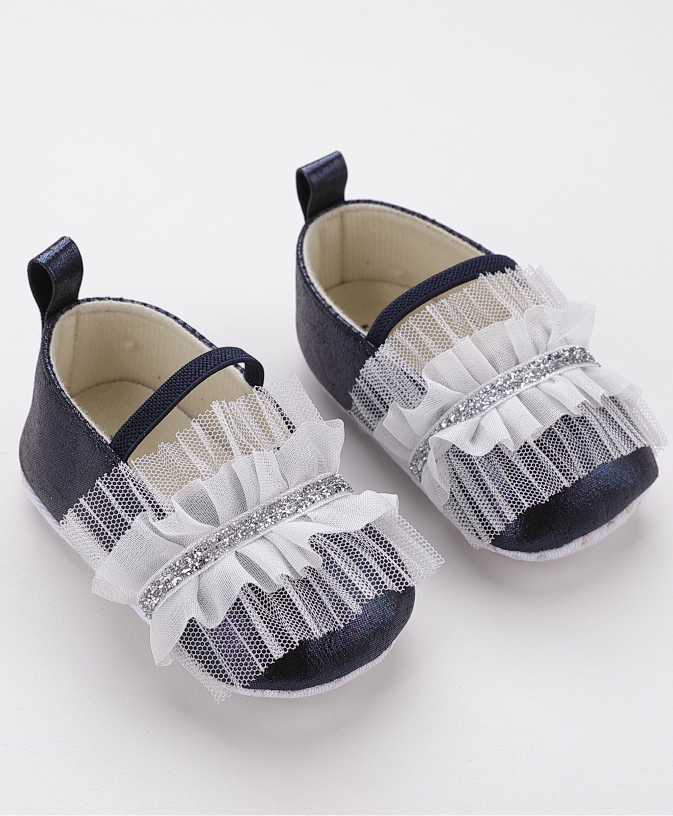 Babyoye Embellished Booties - Blue-image-7
