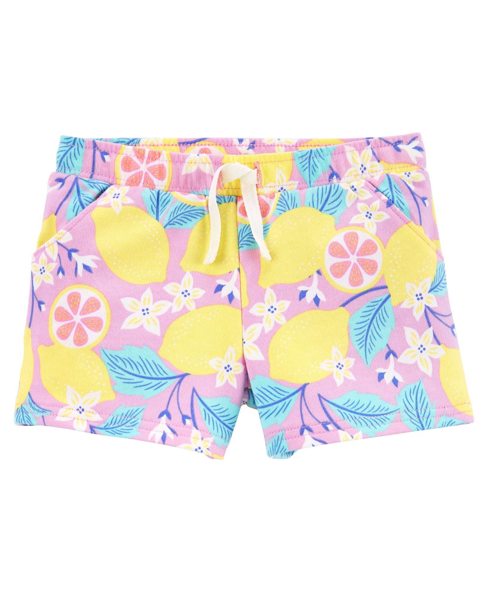 Carter's Lemons Pull-On French Terry Shorts - Multicolor-picture-23