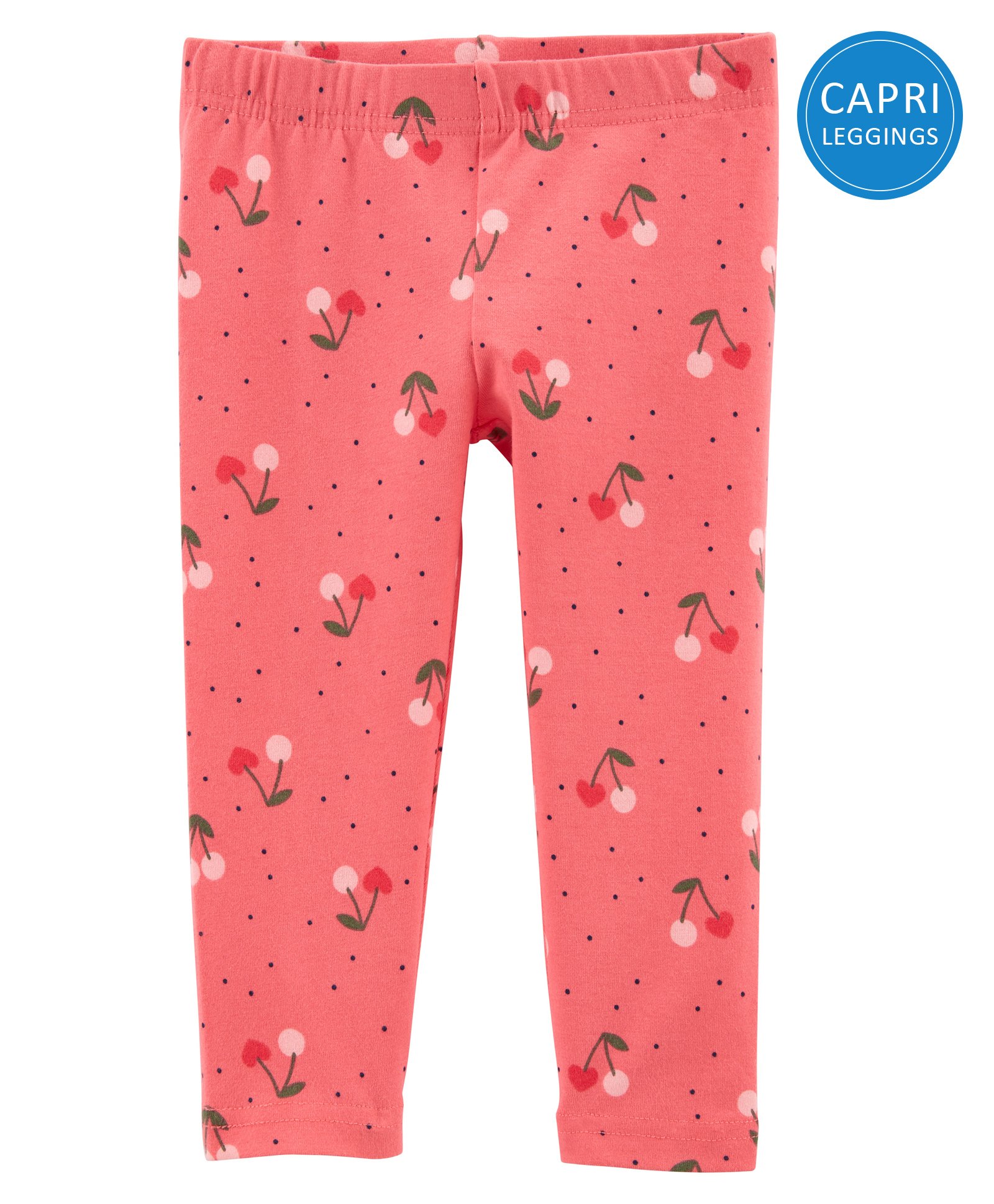 Carter's Cherry Heart Capri Leggings - Pink-picture-13