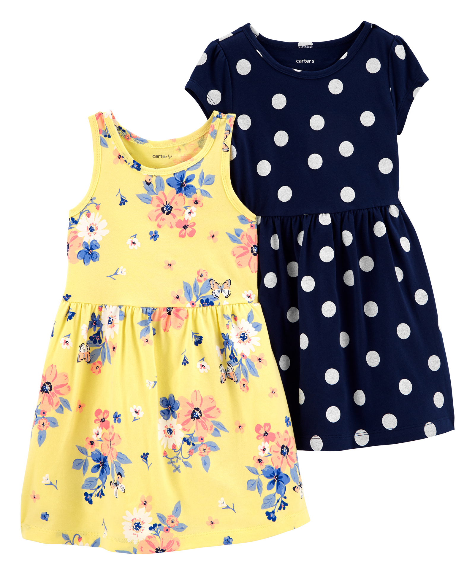 carters navy blue dress
