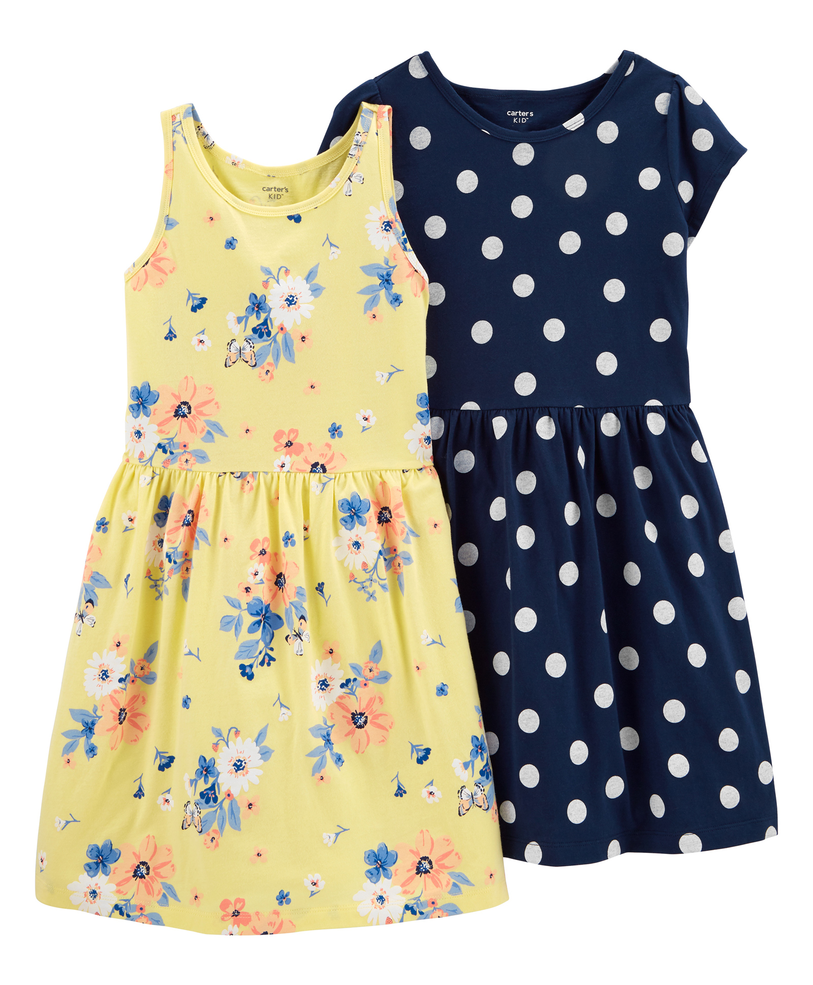 carters navy blue dress