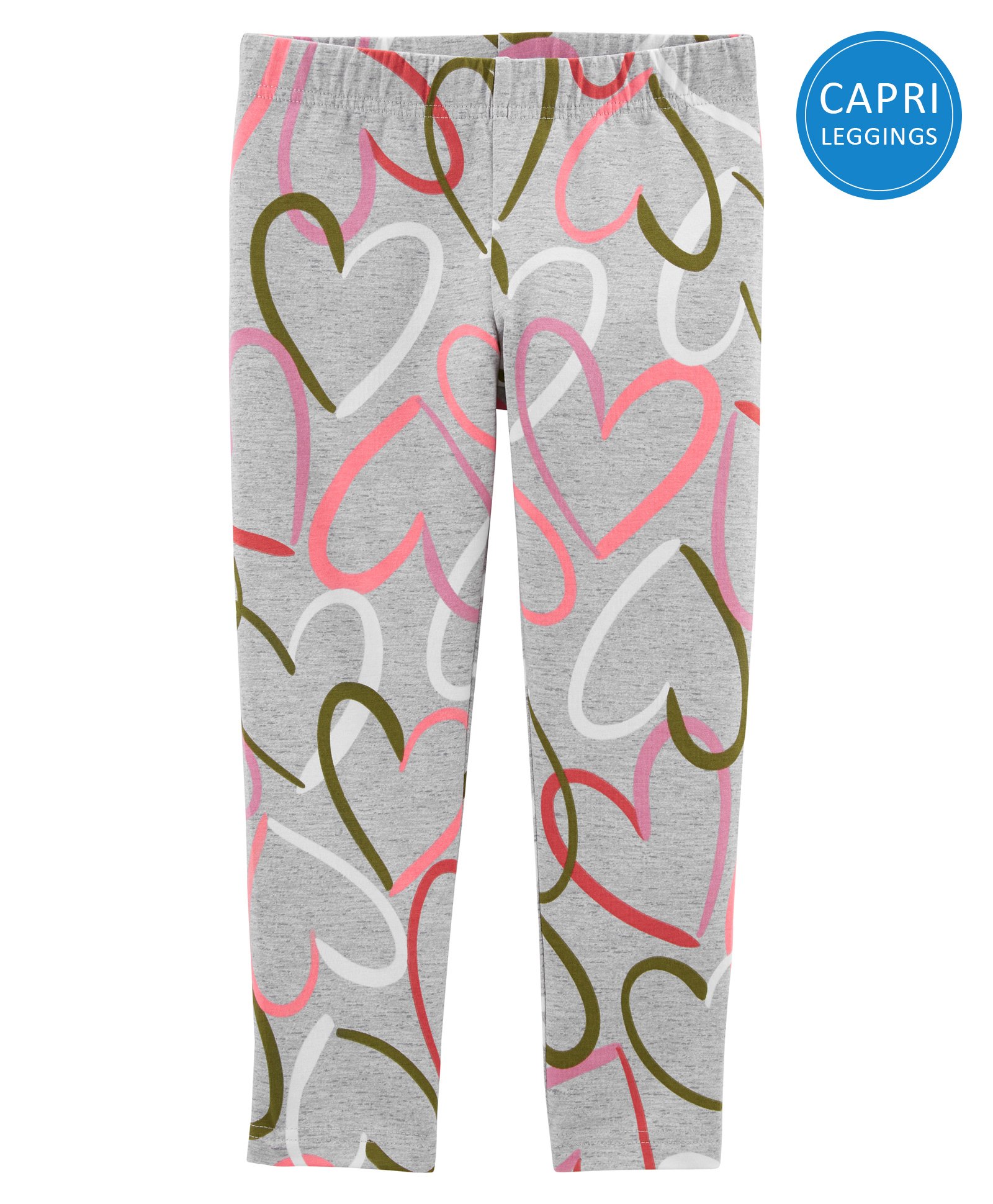 Buy Carter's Heart Capri Leggings 
