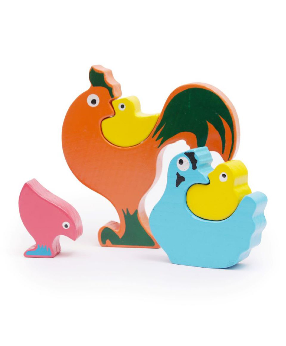 Chicken Family Puzzle - Creativity and Storytelling Skills - Stacking Toy-image-30