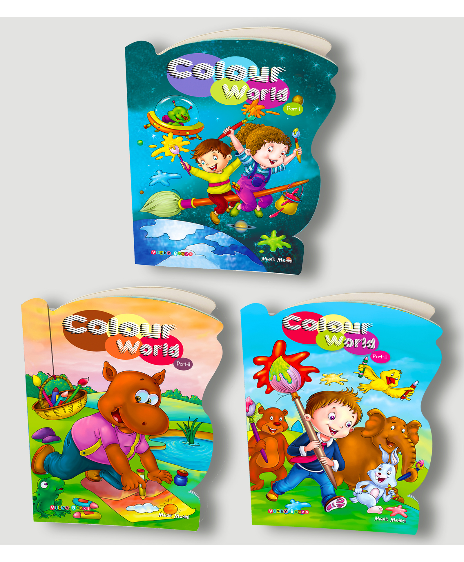 Color World Combo Coloring Book Pack of 3 - English-image-4