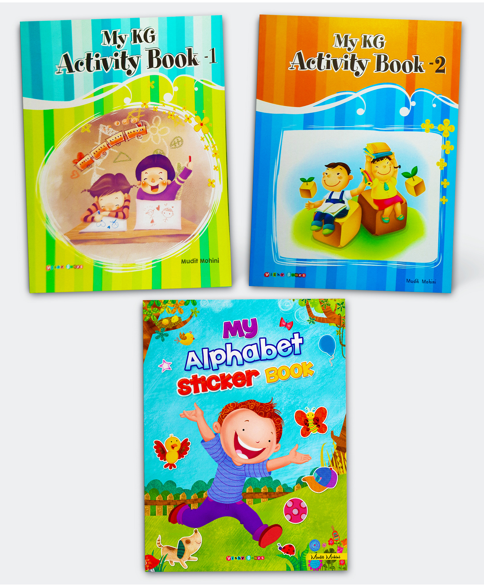 vishv books Kindergarten Activity Books Combo Pack of 3 - English-picture-17