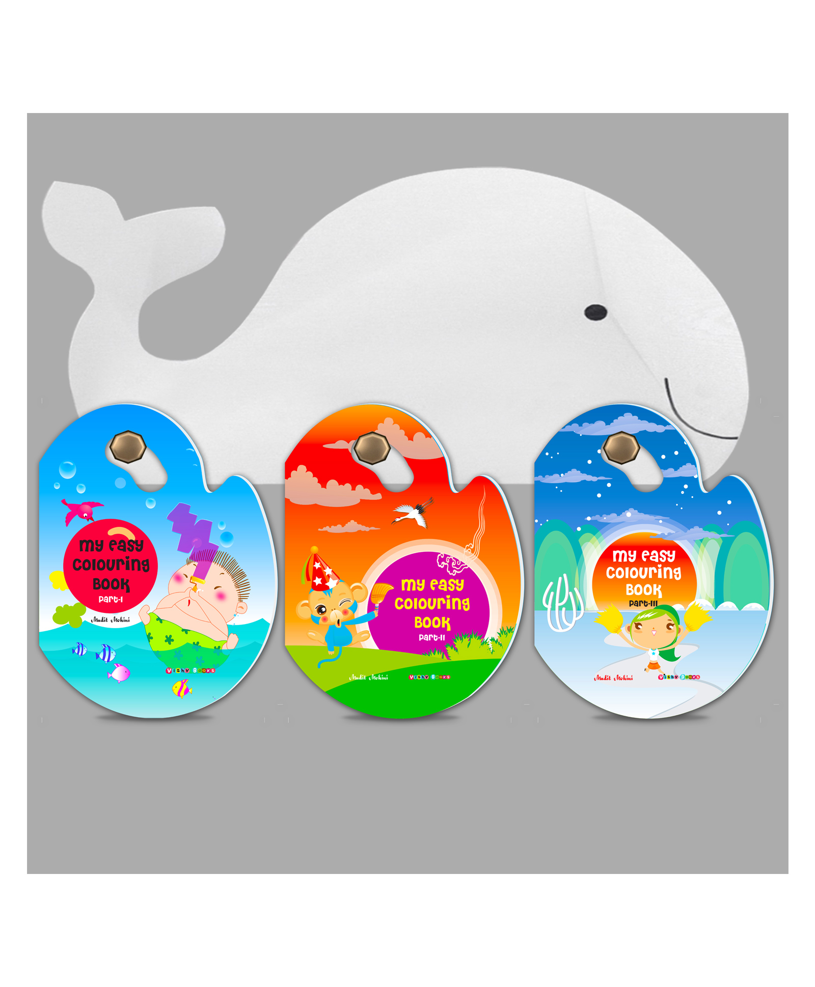 vishv books My Easy Colouring Book Pack of 3 - English-picture-26
