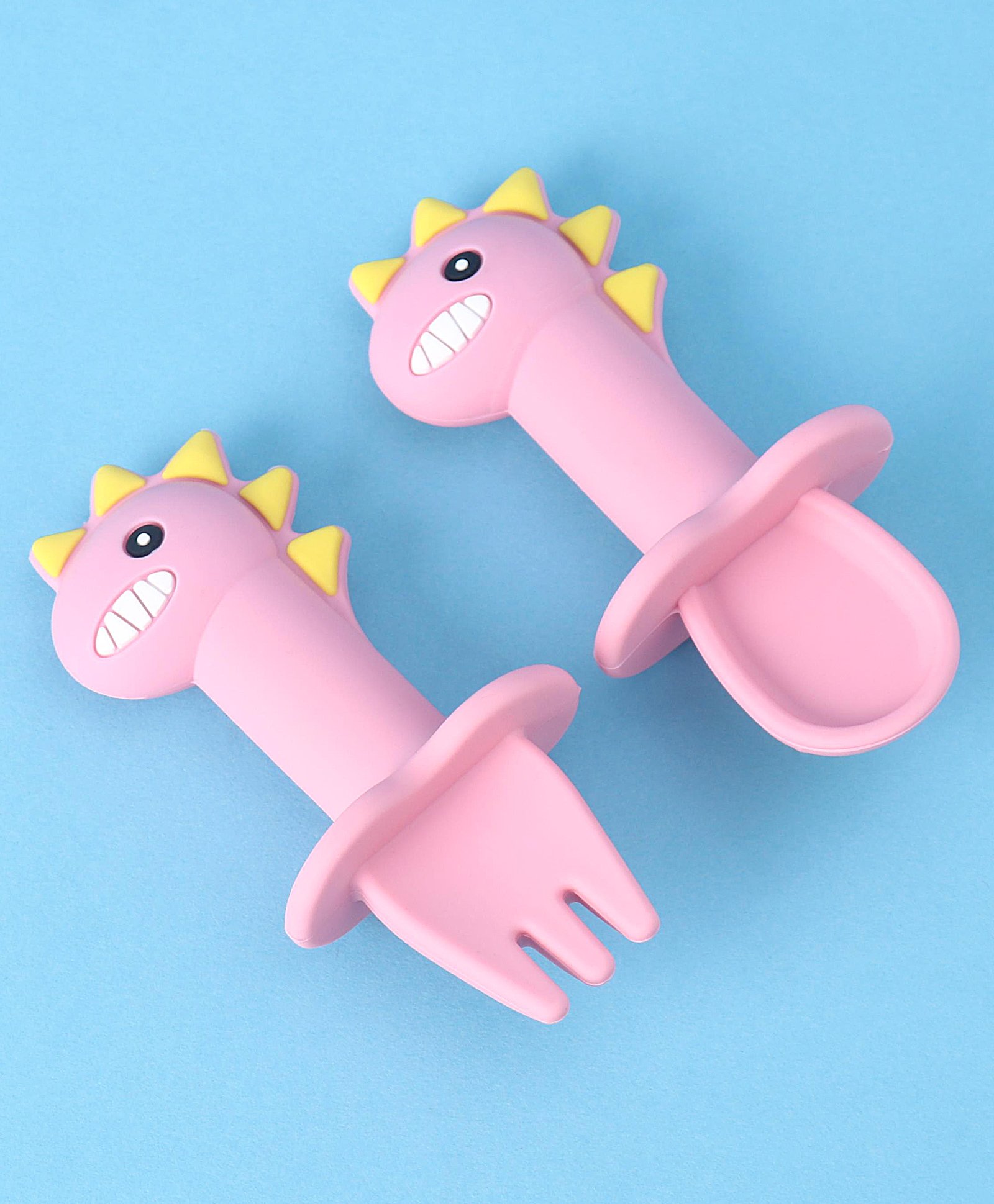 Cutlery Spoon & Fork Free Size - Pink-image-12