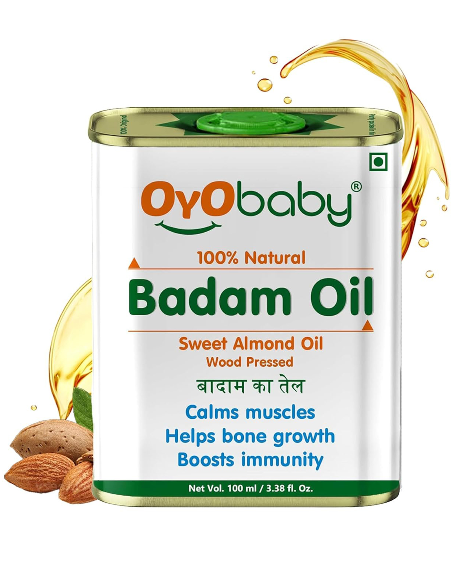 Oyo Baby Badam Rogan Sweet Almond Oil - 100 ml-picture-24