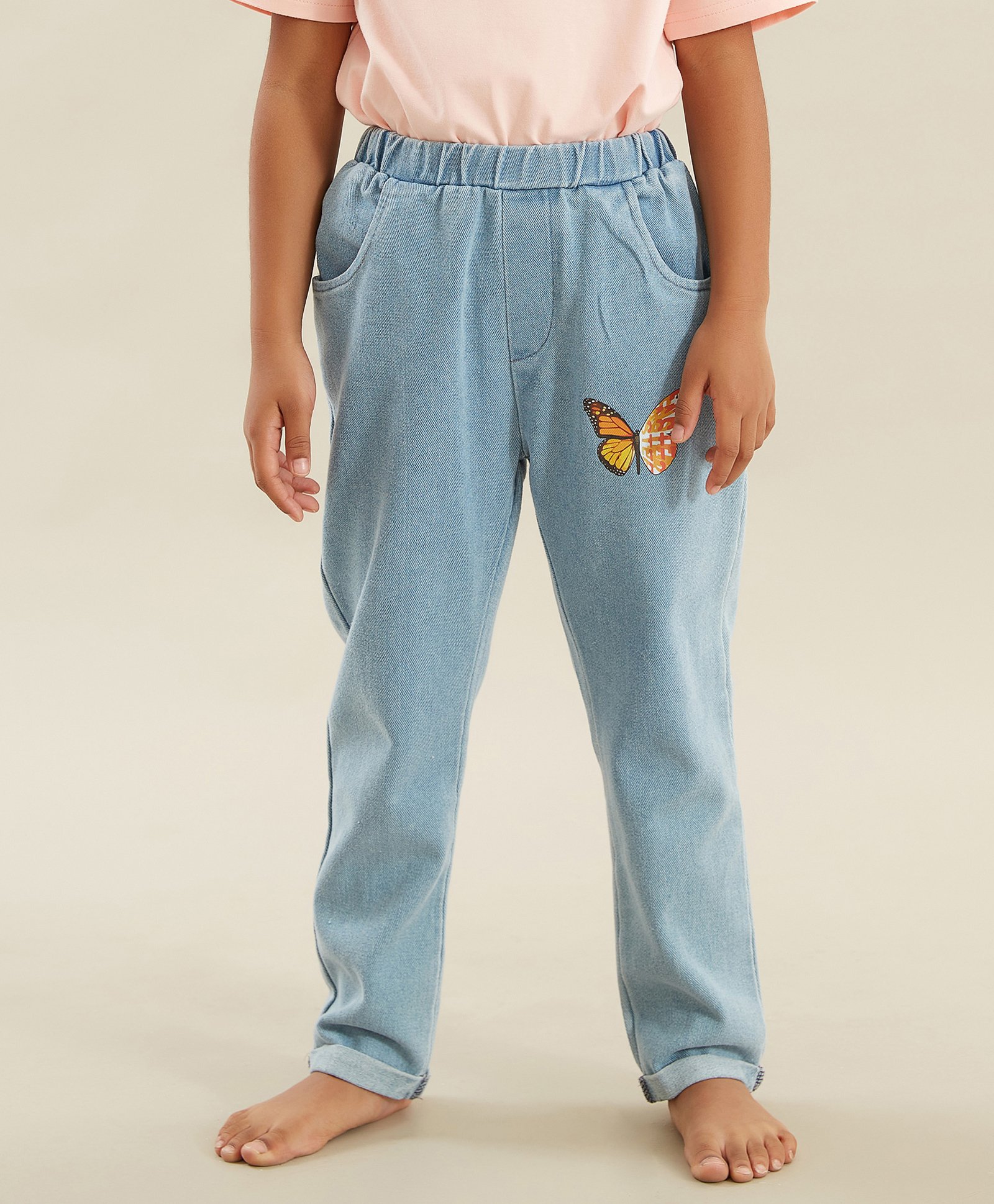 Kookie Kids Full Length Jeans - Blue-picture-28