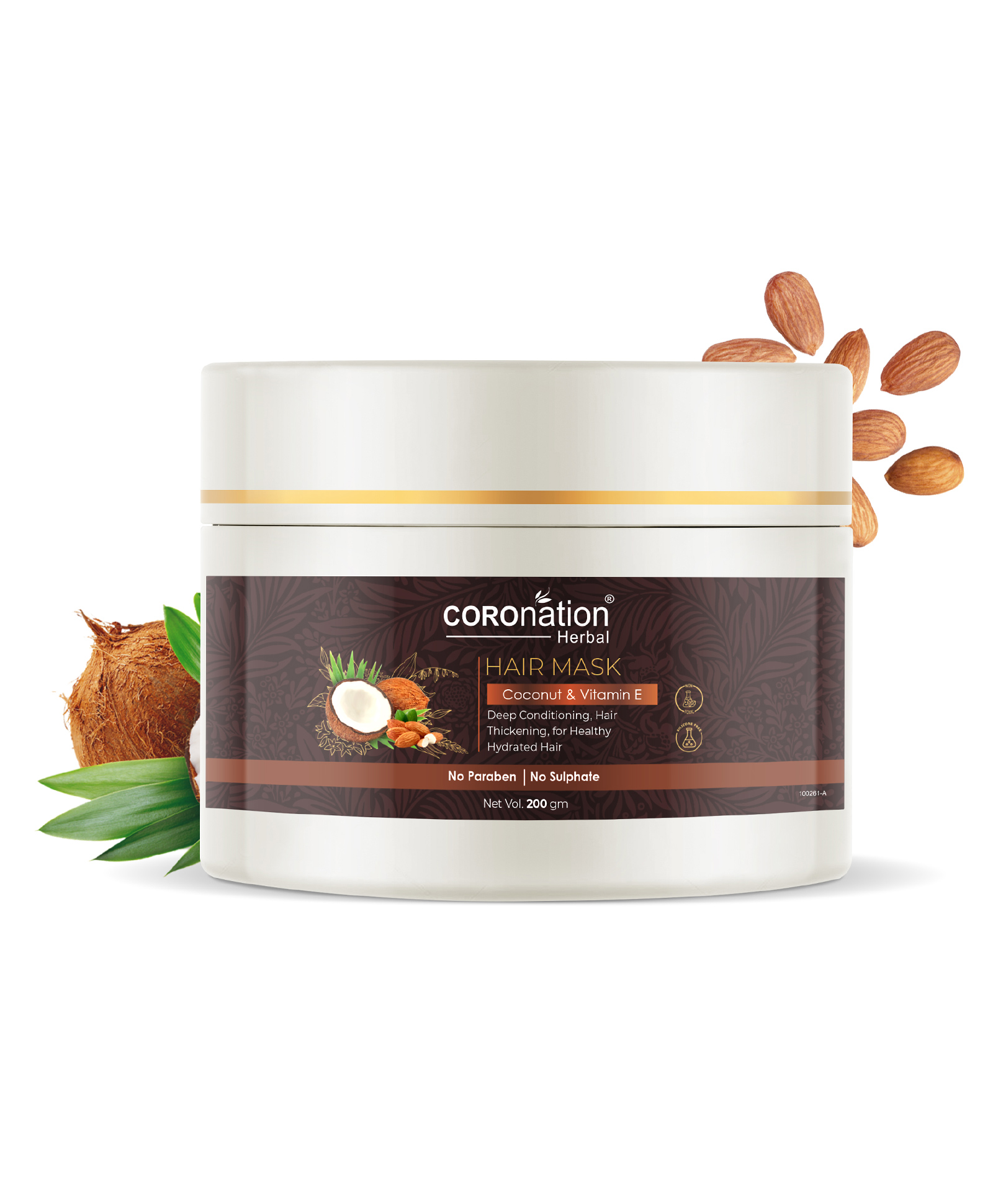 Coronation Herbal Coconut & Vitamin E Hair Mask - 200 gm Online in India,  Buy at Best Price from  - 10257932