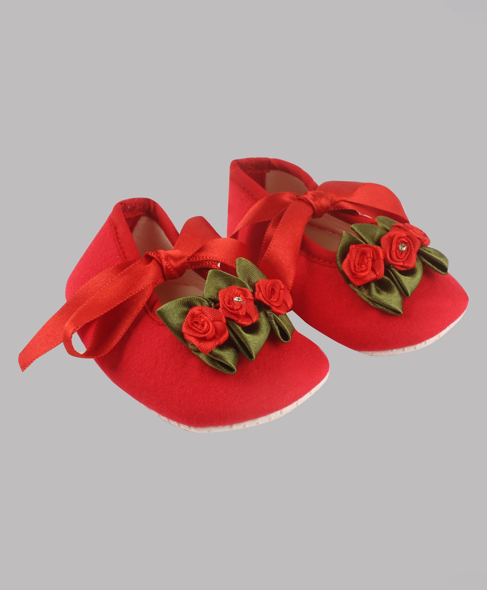 Daizy Rose Detailing Booties - Red-picture-19