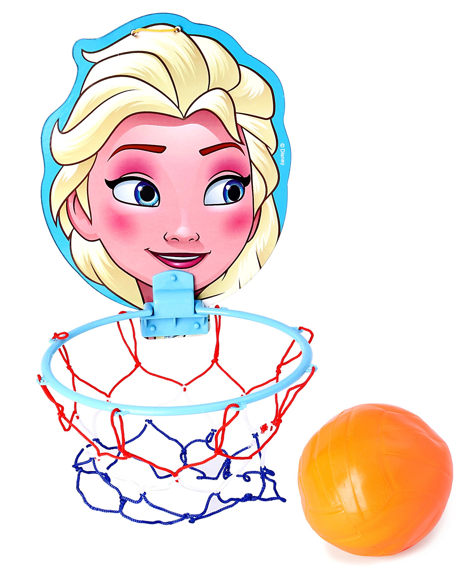 Disney Frozen Elsa Face Cut Basket Ball Set - Multicolor-image-46