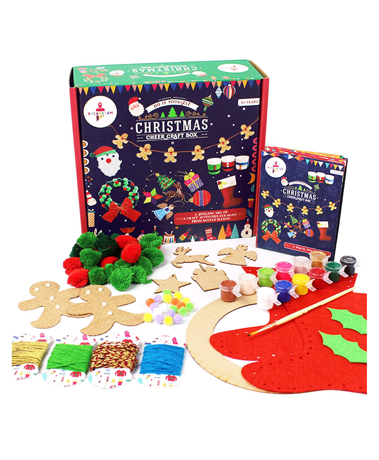 Kalakaram Christmas Cheer Craft Box - Multicolor-picture-20