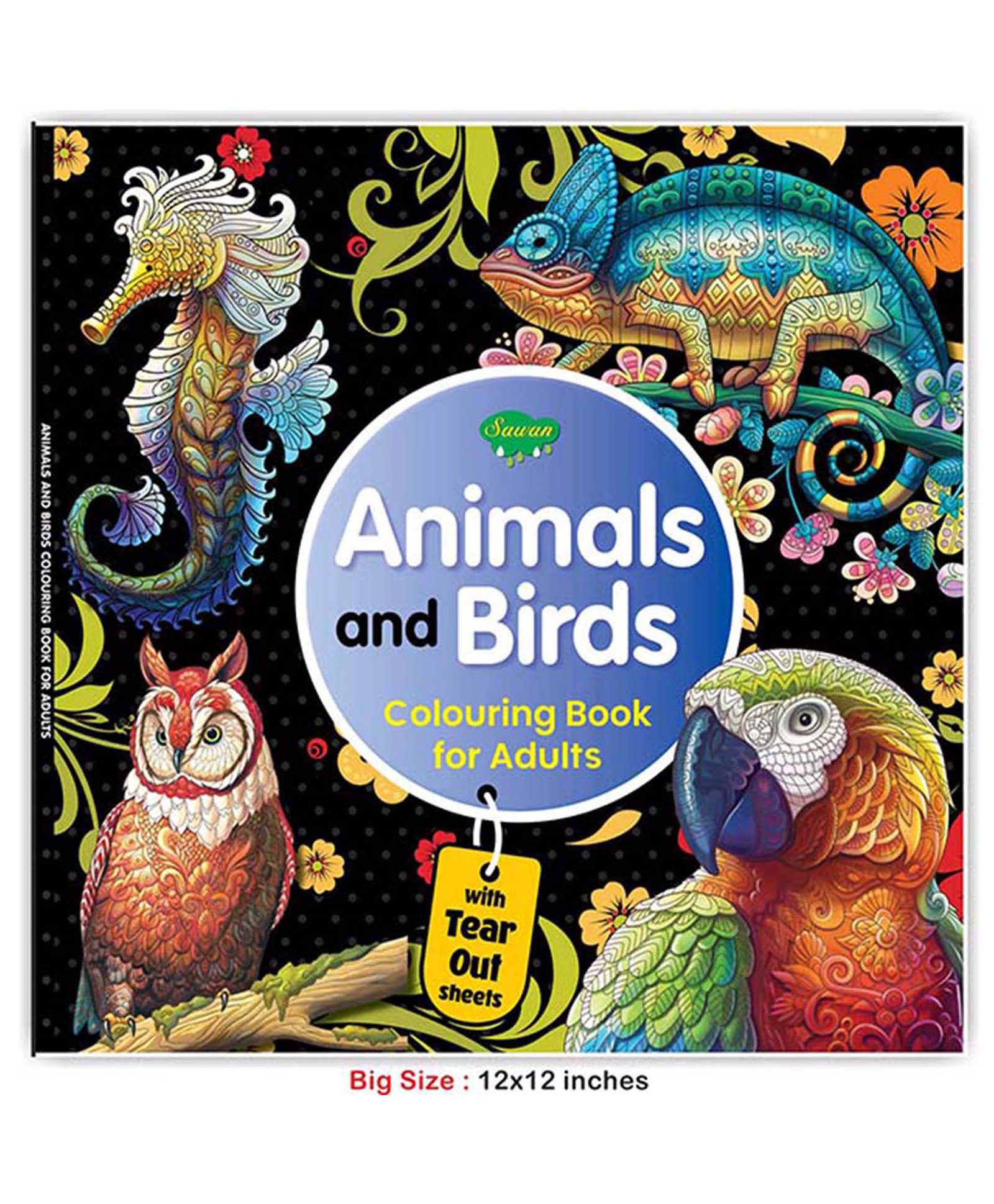 Animals And Brids Colouring Book - English-image-18