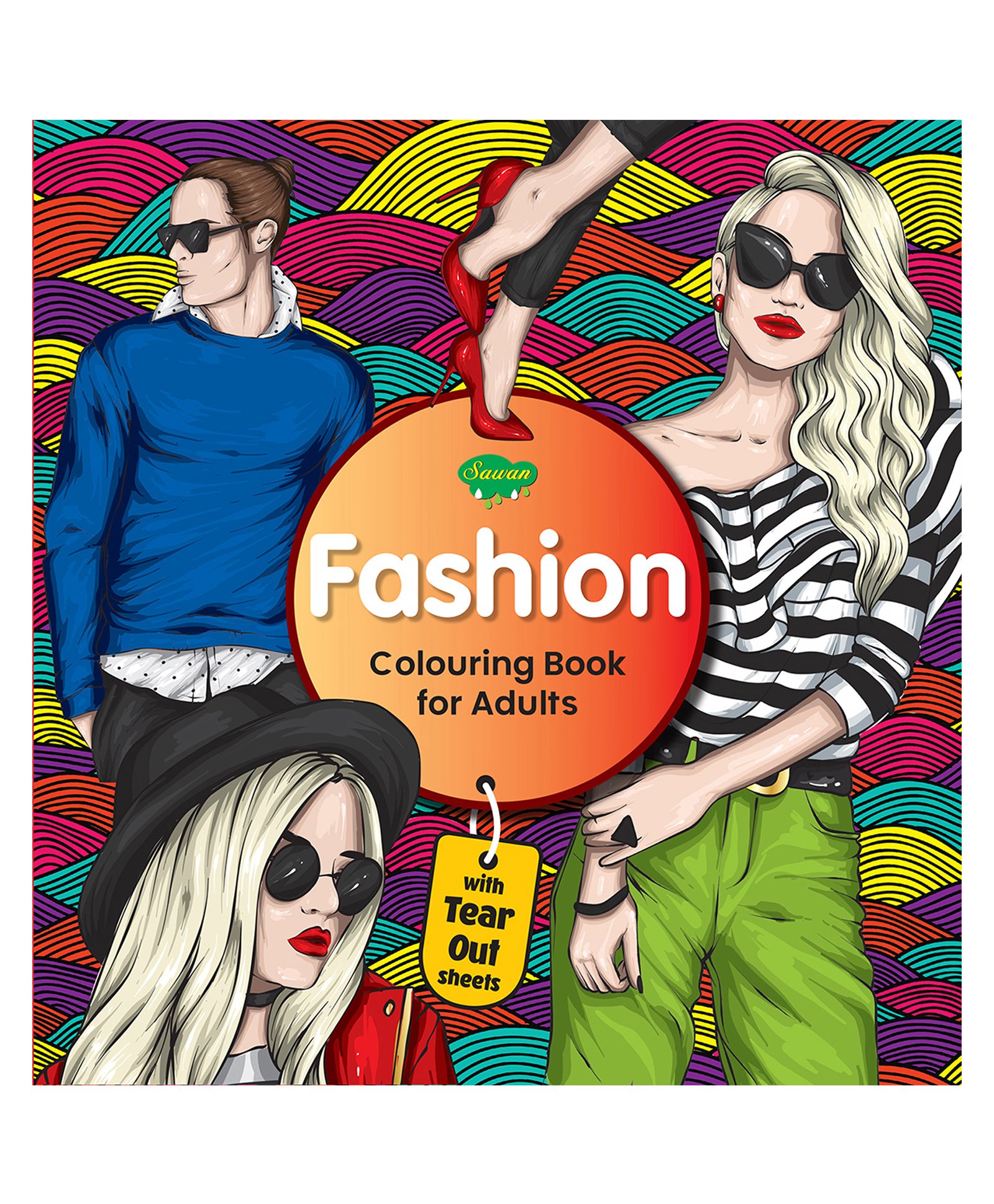 sawan Fashion Colouring Book With Tear Out Sheets - English-picture-47