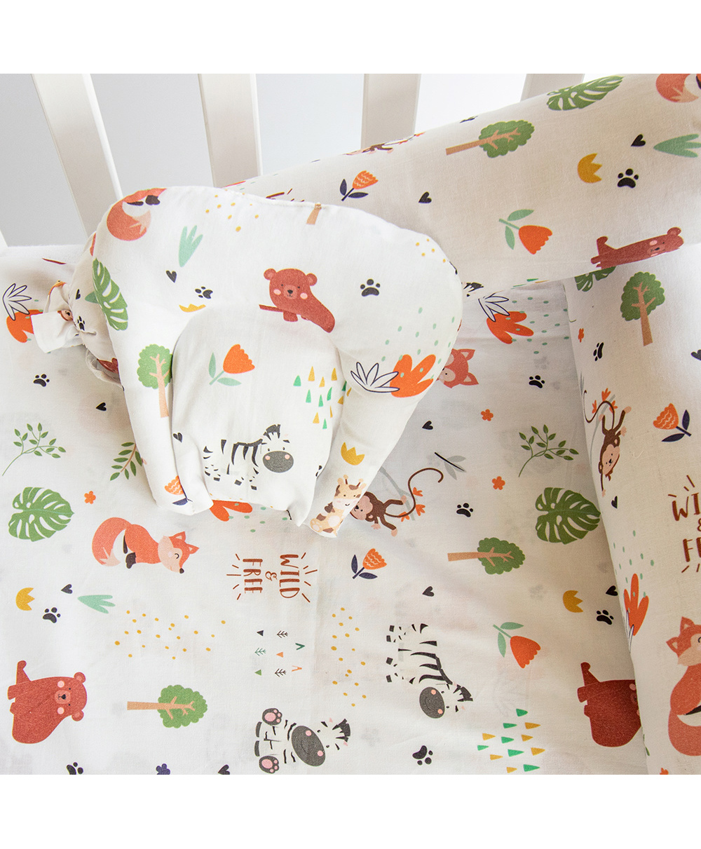 Yellow Doodle Superbaby Organic Cotten Bedding Gift Basket - Yellow-image-39