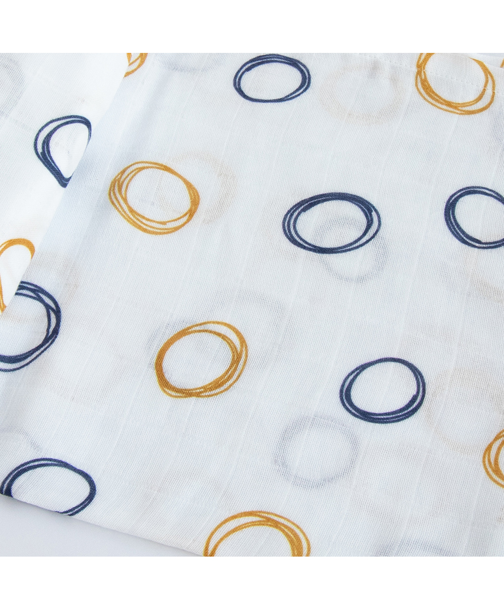 Yellow Doodle Organic Cotton Swaddle Wrappers - Multicolor-picture-35