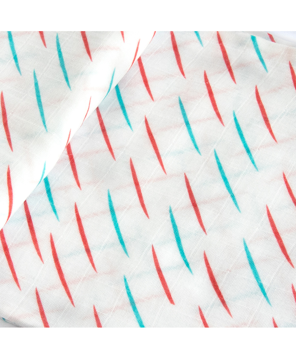 Yellow Doodle Organic Cotton Swaddle Wrappers - Multicolor-image-36