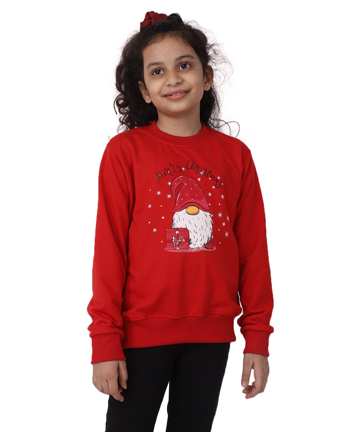 Ninos Dreams Christmas Santa Printed Full Sleeves Sweatshirt - Red-picture-16