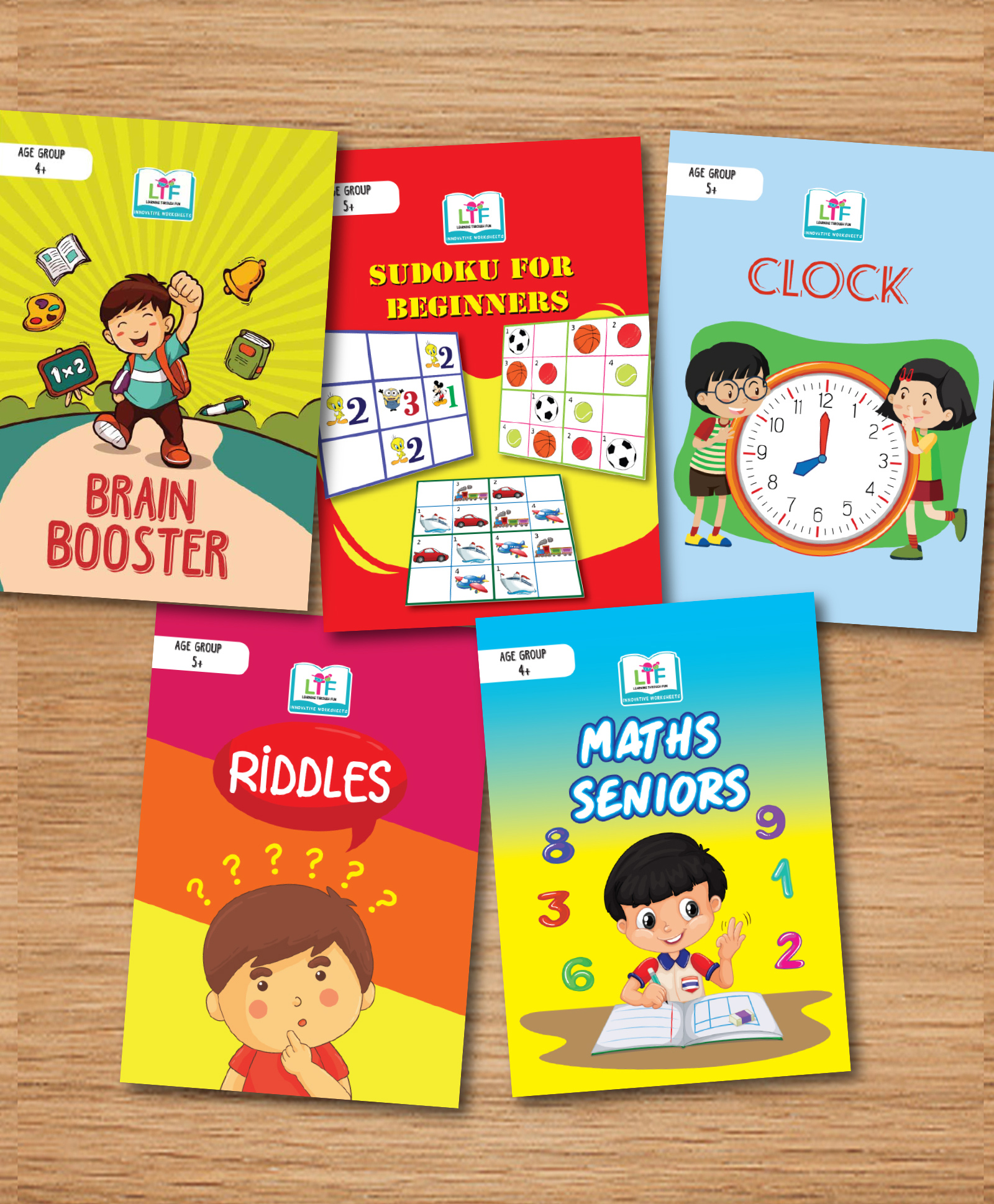 learning through fun Whizz Kid Activity Books Set of 5 - English-picture-18