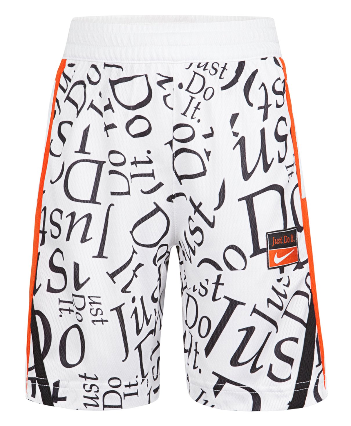 nike just do it shorts orange