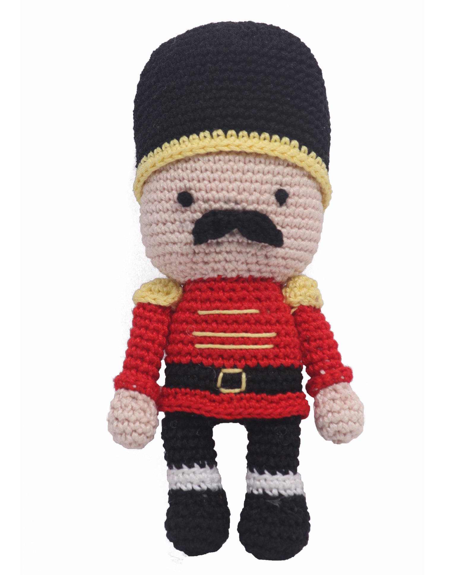 HAPPY THREADS Handmade Crochet Amigurumi English Guard Multicolour - Height 15.7 cm-image-43
