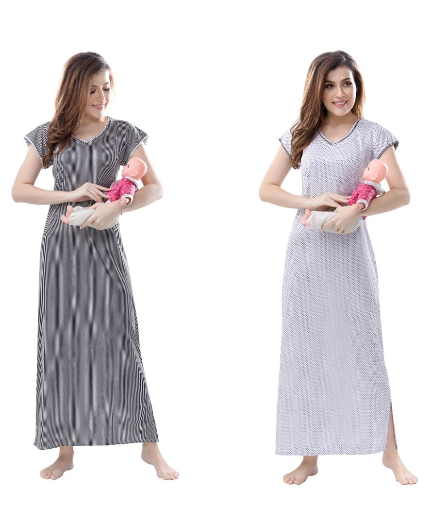 Piu Pack Of 2 Short Sleeves Striped 