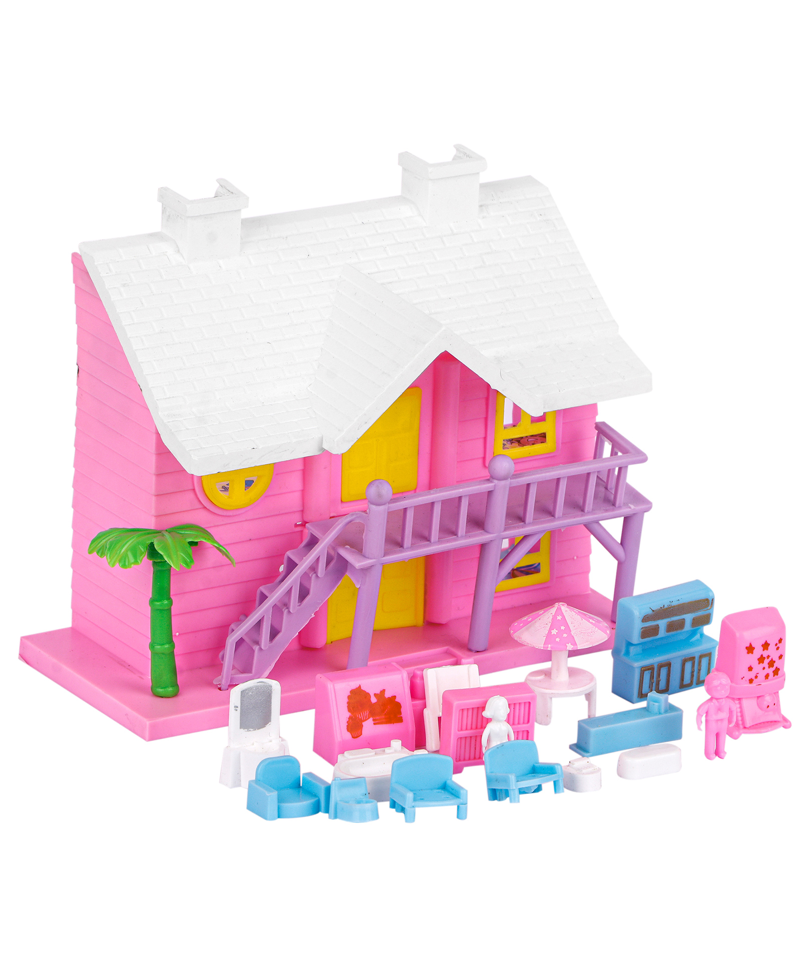 Fiddlerz Loving Family House Set - Pink-image-42