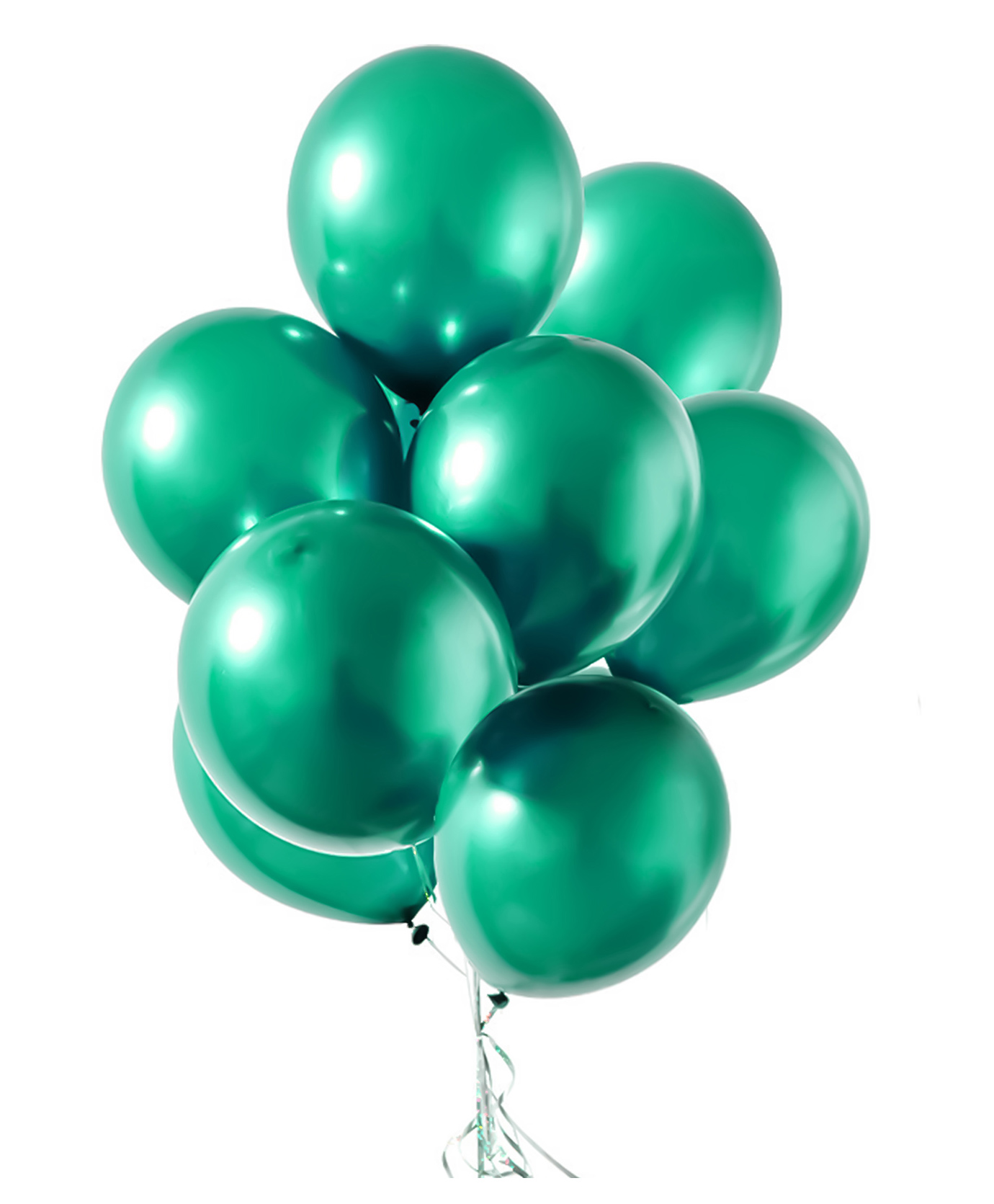 Fiddlerz Metallic Balloons Green - Pack of 50-picture-21