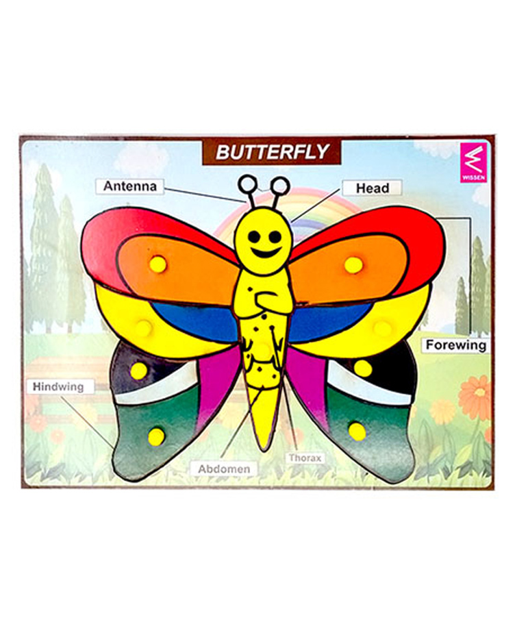 WISSEN Butterfly Puzzle - 8 Pieces-picture-14