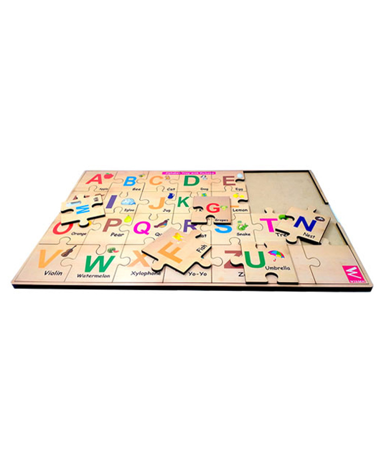 WISSEN Alphabet Jigsaw Puzzle - 26 Pieces-picture-37