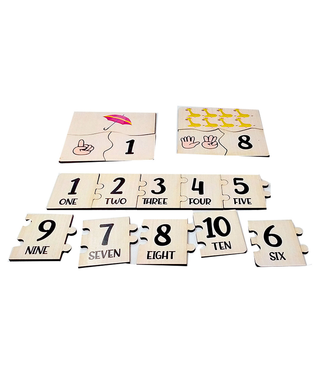 WISSEN Numbers Matching Puzzle - Multicolour-image-10