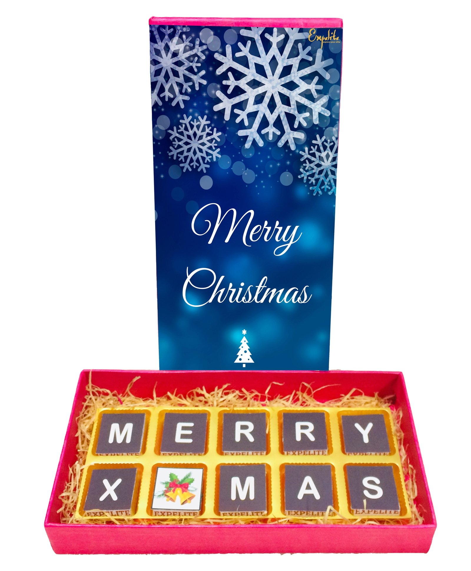 Expelite Unique Christmas Chocolate Gift Box - 300 gm-image-40