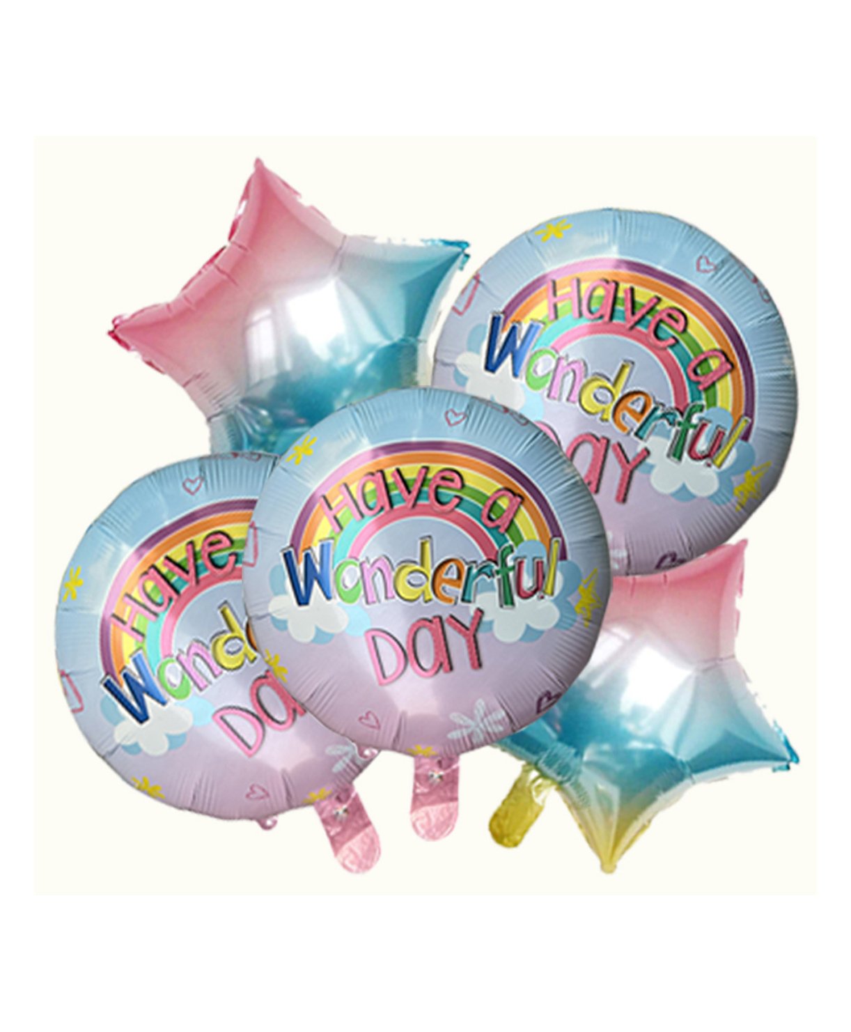 AMFIN  Have A wonderful Day Foil Balloon - Pack of 5-image-36